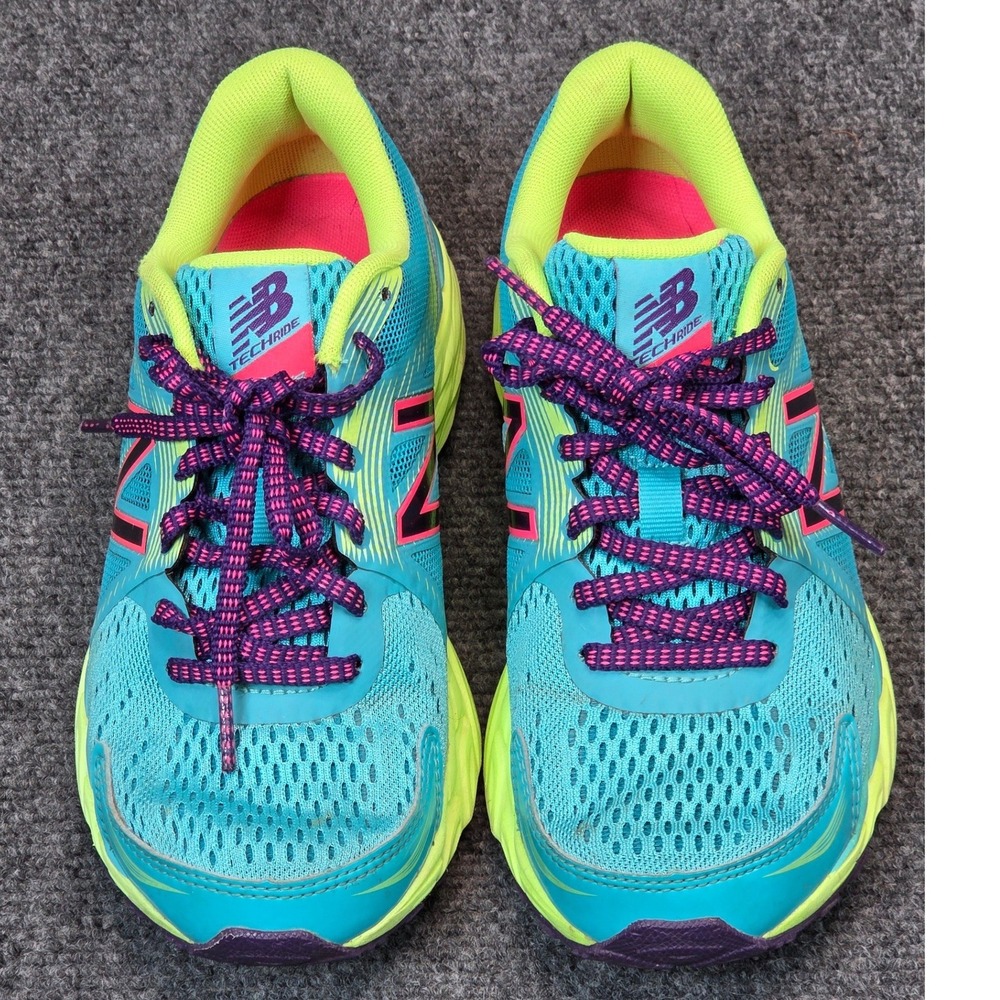 New Balance 680v4 Techride Running Shoes Womens 6 Teal Blue Pink Abzorb